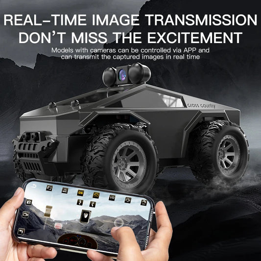High-Speed 1:28 RC Stunt Car with HD Camera, FPV WiFi, LED Lights & App Control - Perfect Racing Toy for Kids & Adults!