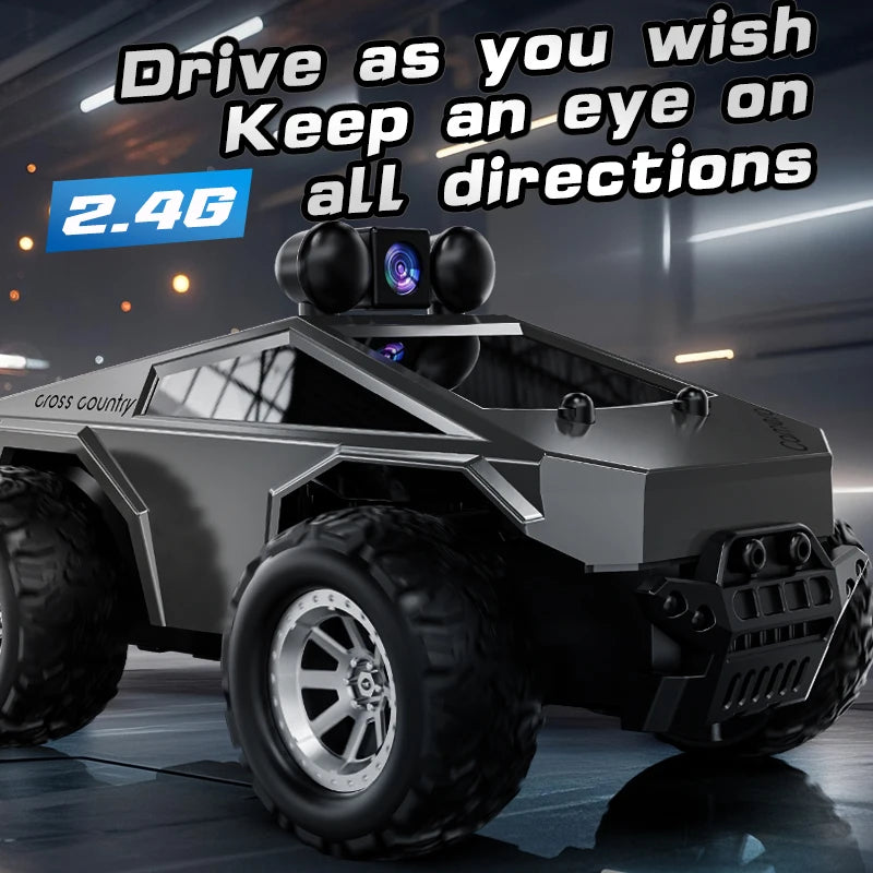 High-Speed 1:28 RC Stunt Car with HD Camera, FPV WiFi, LED Lights & App Control - Perfect Racing Toy for Kids & Adults!